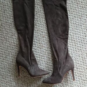 Joie Stretch Jemina B thigh boots in brown size 37